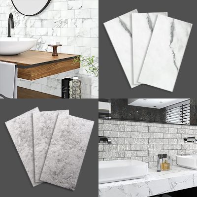 3D αυτοκόλλητα πλακάκια τοίχου (10 τεμάχια) | INSTATILE