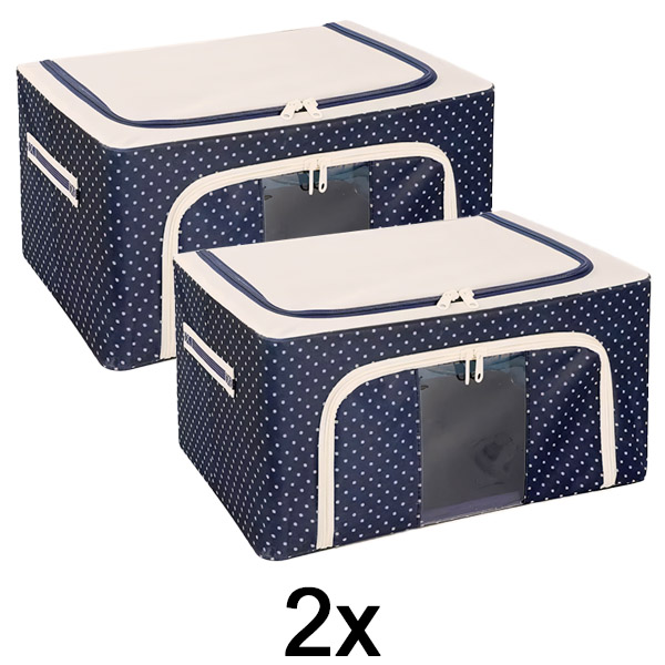 2x Κουτί αποθήκευσης ντουλάπας | STACKBOX